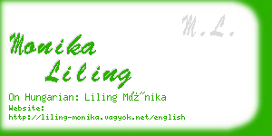 monika liling business card